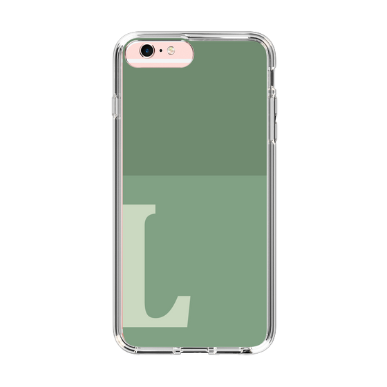 Slim Protection Case［ Original - initial two tone - L green ］