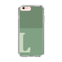 Slim Protection Case［ Original - initial two tone - L green ］
