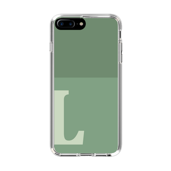 Slim Protection Case［ Original - initial two tone - L green ］
