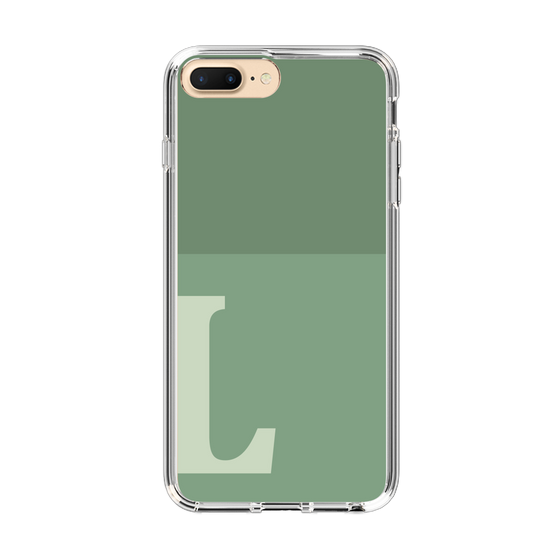 Slim Protection Case［ Original - initial two tone - L green ］