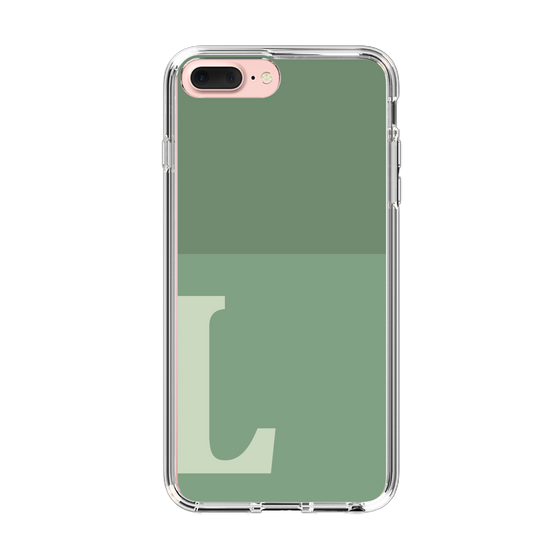 Slim Protection Case［ Original - initial two tone - L green ］