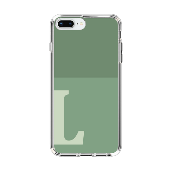Slim Protection Case［ Original - initial two tone - L green ］
