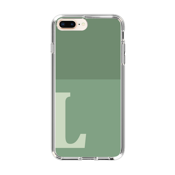 Slim Protection Case［ Original - initial two tone - L green ］