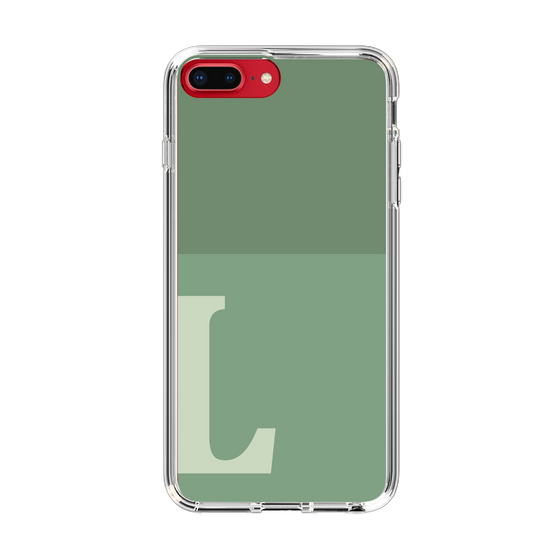 Slim Protection Case［ Original - initial two tone - L green ］