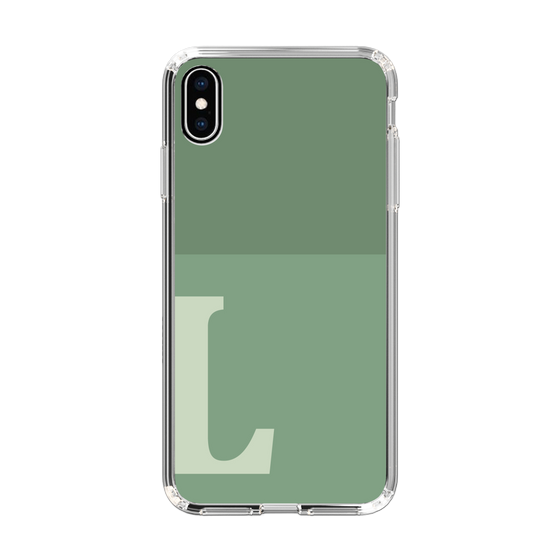 Slim Protection Case［ Original - initial two tone - L green ］