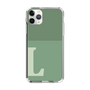 Slim Protection Case［ Original - initial two tone - L green ］