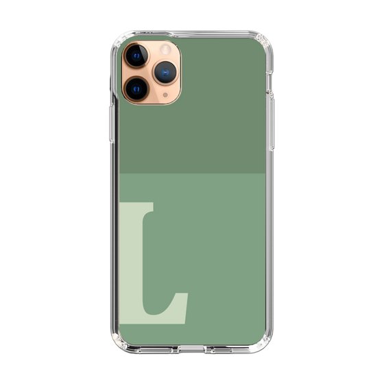 Slim Protection Case［ Original - initial two tone - L green ］