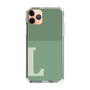 Slim Protection Case［ Original - initial two tone - L green ］
