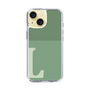 Slim Protection Case［ Original - initial two tone - L green ］
