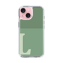 Slim Protection Case［ Original - initial two tone - L green ］