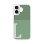Slim Protection Case［ オリジナル - initial two tone - L green ］