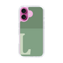 Slim Protection Case［ オリジナル - initial two tone - L green ］
