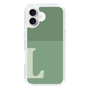 Slim Protection Case［ オリジナル - initial two tone - L green ］