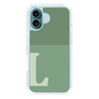 Slim Protection Case［ オリジナル - initial two tone - L green ］