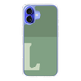 Slim Protection Case［ オリジナル - initial two tone - L green ］