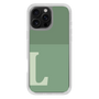 Slim Protection Case［ オリジナル - initial two tone - L green ］