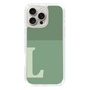 Slim Protection Case［ オリジナル - initial two tone - L green ］