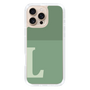 Slim Protection Case［ オリジナル - initial two tone - L green ］