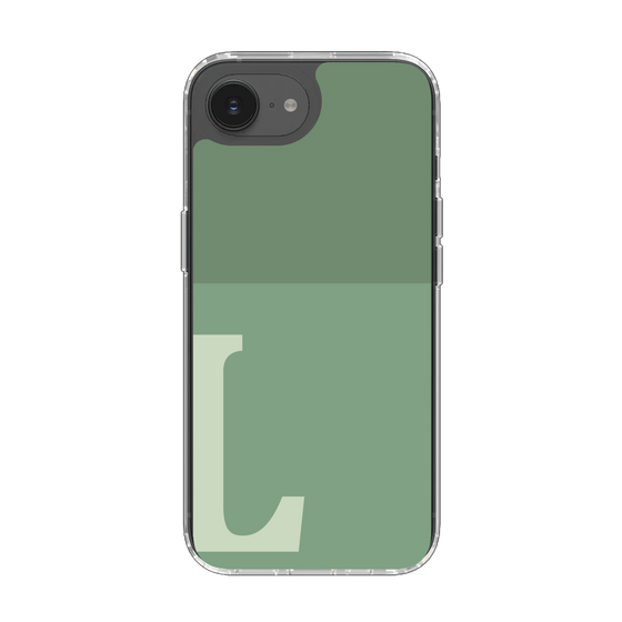 Slim Protection Case［ Original - initial two tone - L green ］