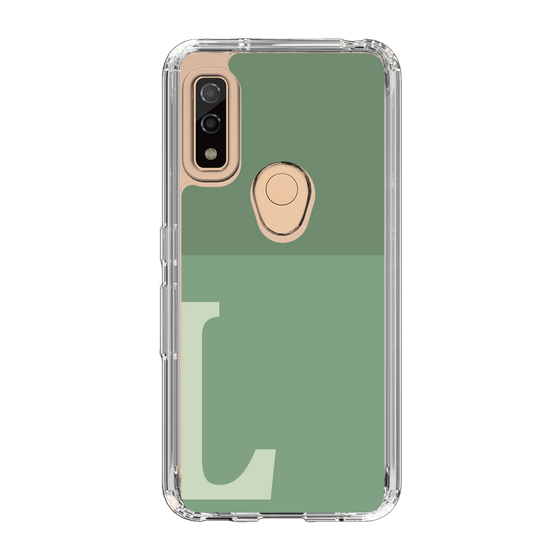 Slim Protection Case［ Original - initial two tone - L green ］