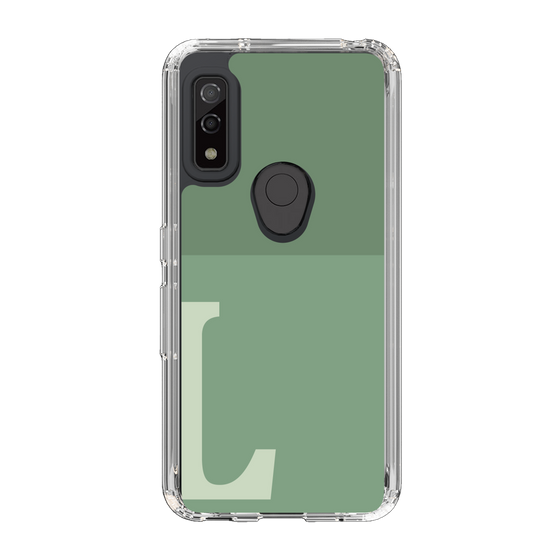Slim Protection Case［ Original - initial two tone - L green ］