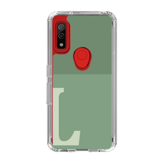 Slim Protection Case［ Original - initial two tone - L green ］