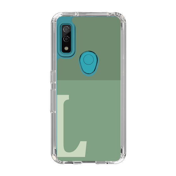 Slim Protection Case［ Original - initial two tone - L green ］
