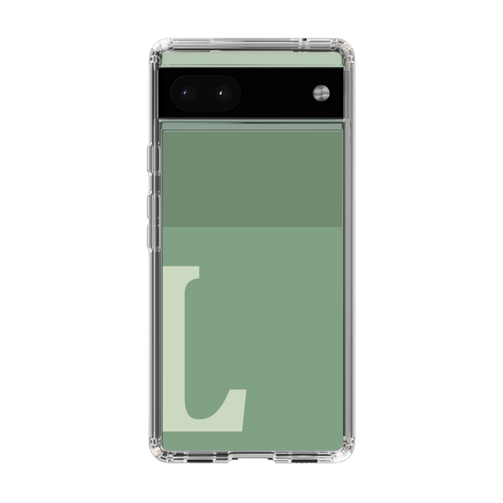 Slim Protection Case［ Original - initial two tone - L green ］