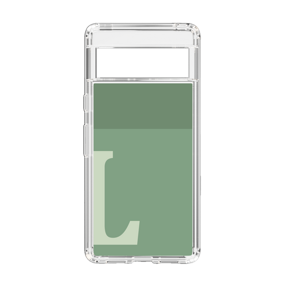 Slim Protection Case［ Original - initial two tone - L green ］