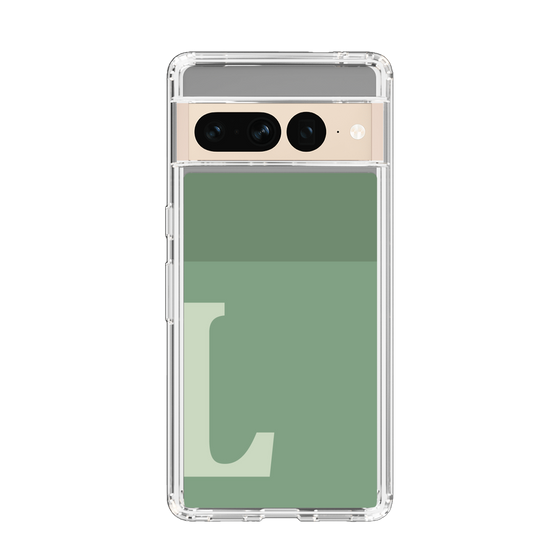 Slim Protection Case［ Original - initial two tone - L green ］