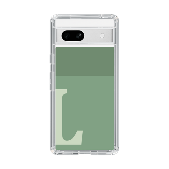 Slim Protection Case［ Original - initial two tone - L green ］