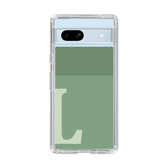 Slim Protection Case［ Original - initial two tone - L green ］