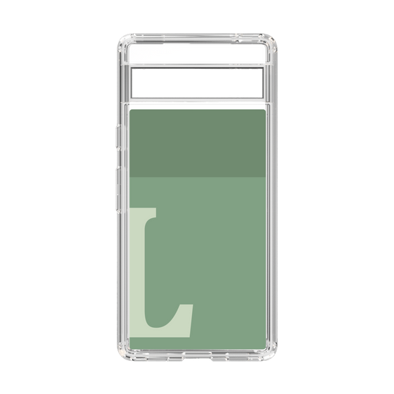 Slim Protection Case［ Original - initial two tone - L green ］