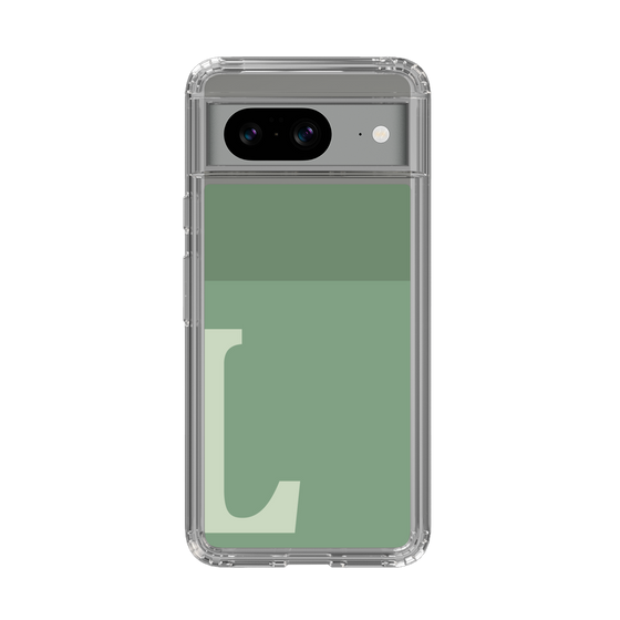 Slim Protection Case［ Original - initial two tone - L green ］