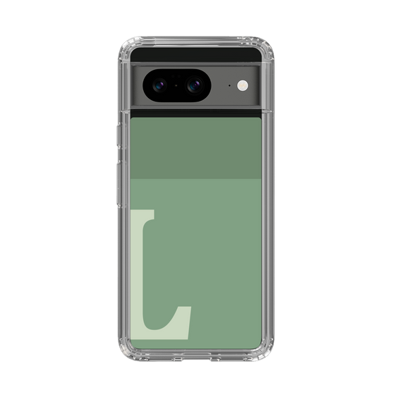 Slim Protection Case［ Original - initial two tone - L green ］