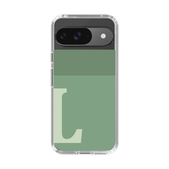Slim Protection Case［ Original - initial two tone - L green ］