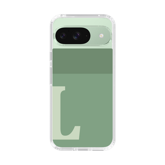 Slim Protection Case［ Original - initial two tone - L green ］