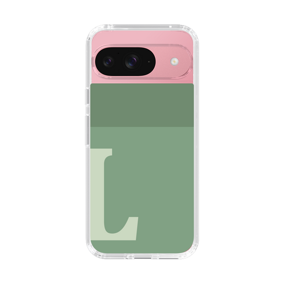 Slim Protection Case［ Original - initial two tone - L green ］