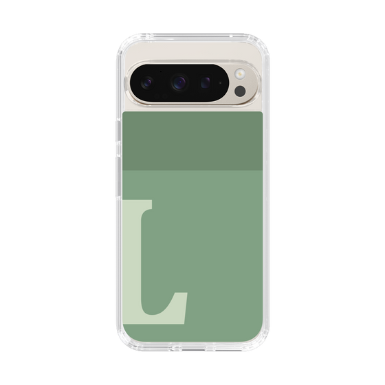 Slim Protection Case［ Original - initial two tone - L green ］