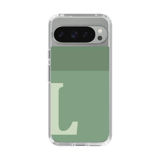 Slim Protection Case［ Original - initial two tone - L green ］