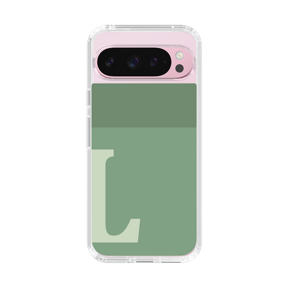 Slim Protection Case［ Original - initial two tone - L green ］