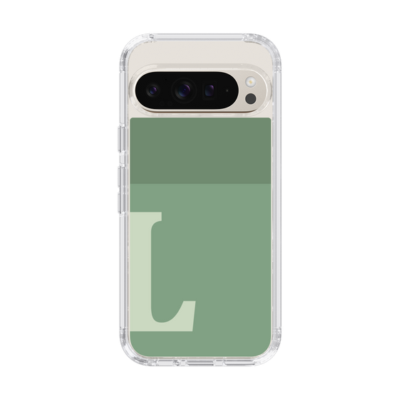 Slim Protection Case［ Original - initial two tone - L green ］
