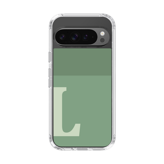Slim Protection Case［ Original - initial two tone - L green ］