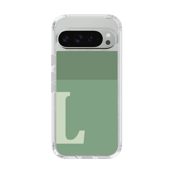 Slim Protection Case［ Original - initial two tone - L green ］