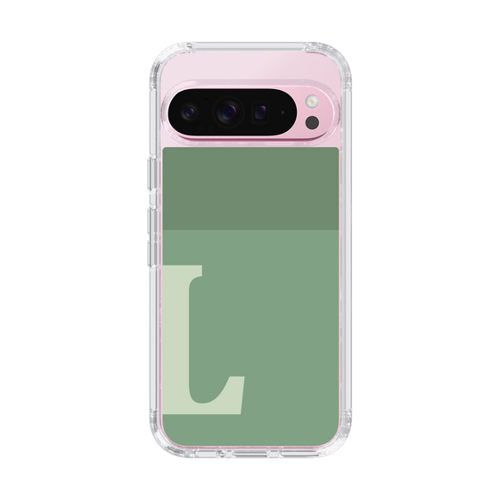 Slim Protection Case［ Original - initial two tone - L green ］