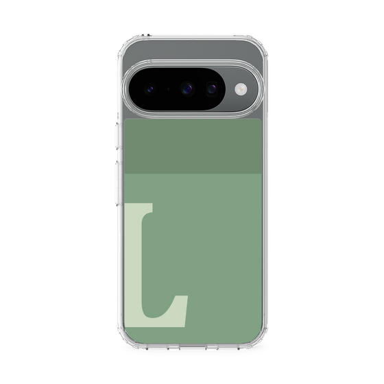 Slim Protection Case［ Original - initial two tone - L green ］