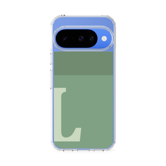 Slim Protection Case［ Original - initial two tone - L green ］