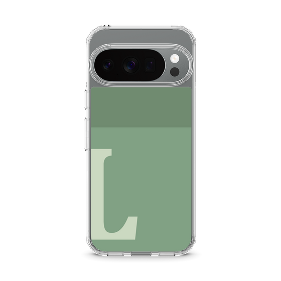 Slim Protection Case［ Original - initial two tone - L green ］