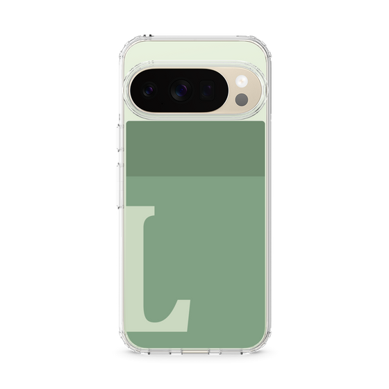 Slim Protection Case［ Original - initial two tone - L green ］