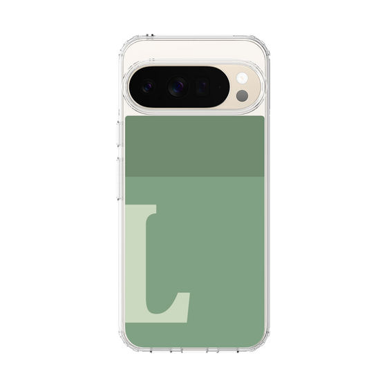 Slim Protection Case［ Original - initial two tone - L green ］